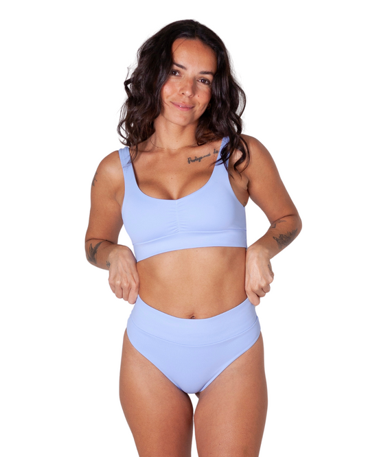 compress top | soft blue