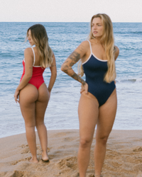coastline one-piece | deep sea